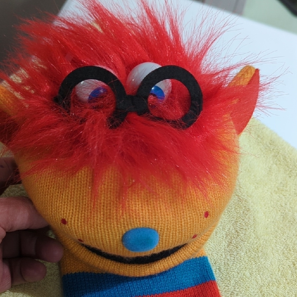 Colorful Plush Monster Hand  Puppet... Cool And Crazy!! Lots Of Fun!!